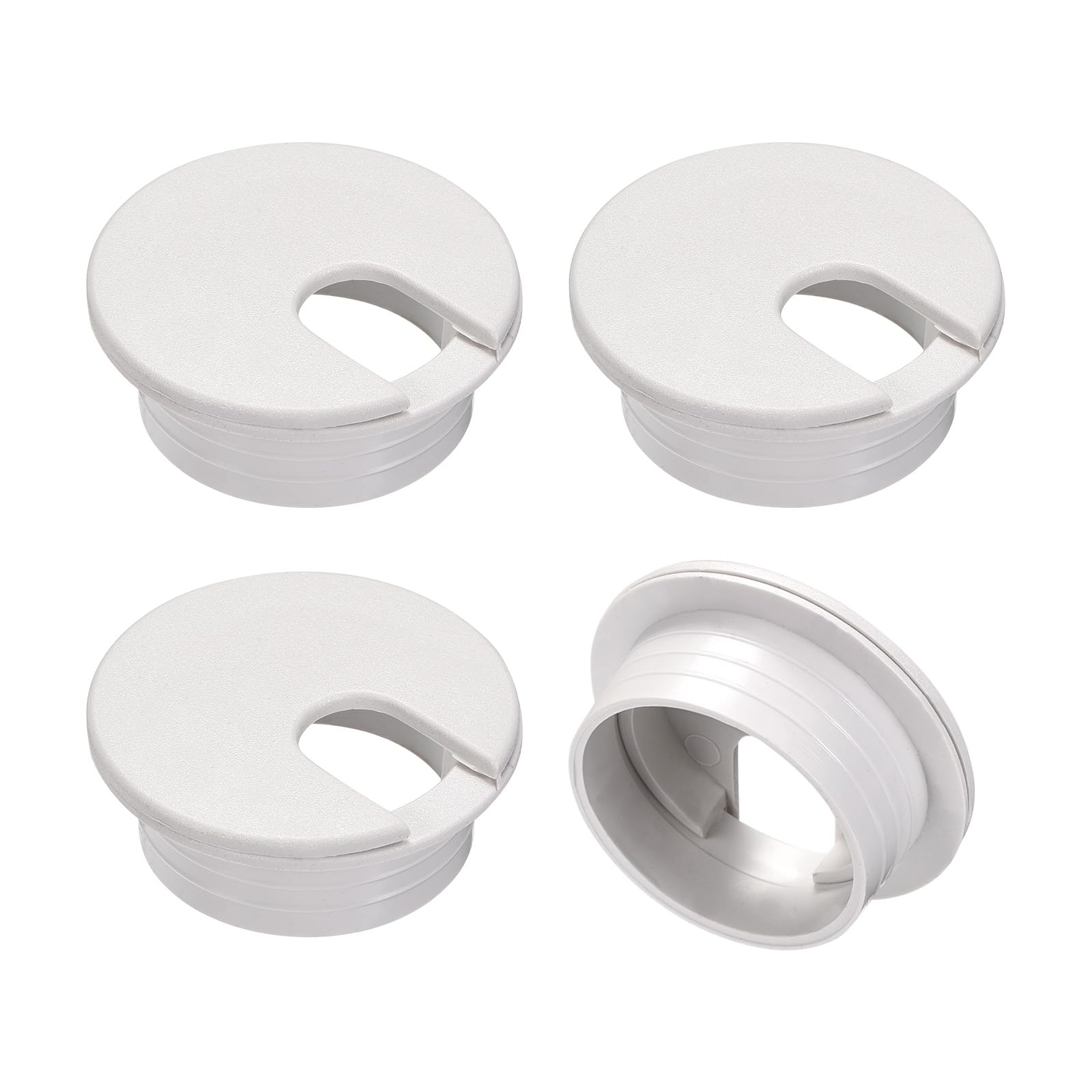 Uxcell 6Pcs Cable Hole Cover, 1.38Inch/35mm ABS Desk Cable Wire Cord - View #7