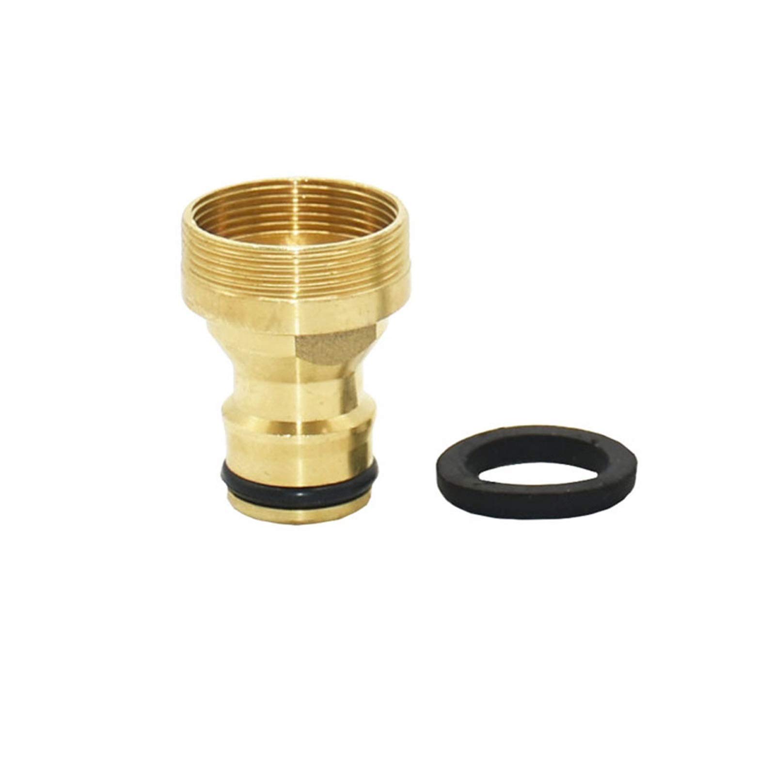 Pipe Fittings Brass Male M22 M24 Male to 5/8" Faucet Connector Garden Faucet Quick Connector for Bathroom Faucet Copper Fittings (Color : 4L/H)