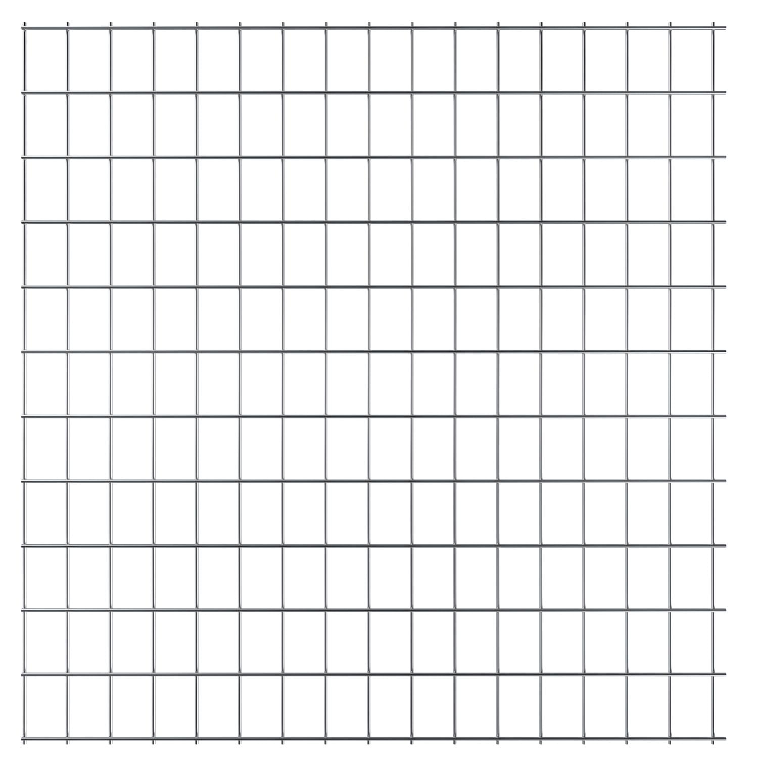 Rotolo Rete Metallica Per Recinzioni 25 M Zincata Elettrosaldata Rigida Maglia 75 x 50 mm Per Giardino Orto Piante Spazi Esterni (100 Cm)