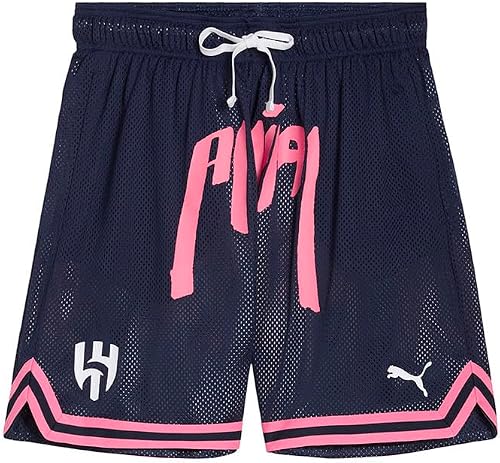 PUMA Men's Club World Cup Shorts, Al Hilal-Puma Navy-All Ove