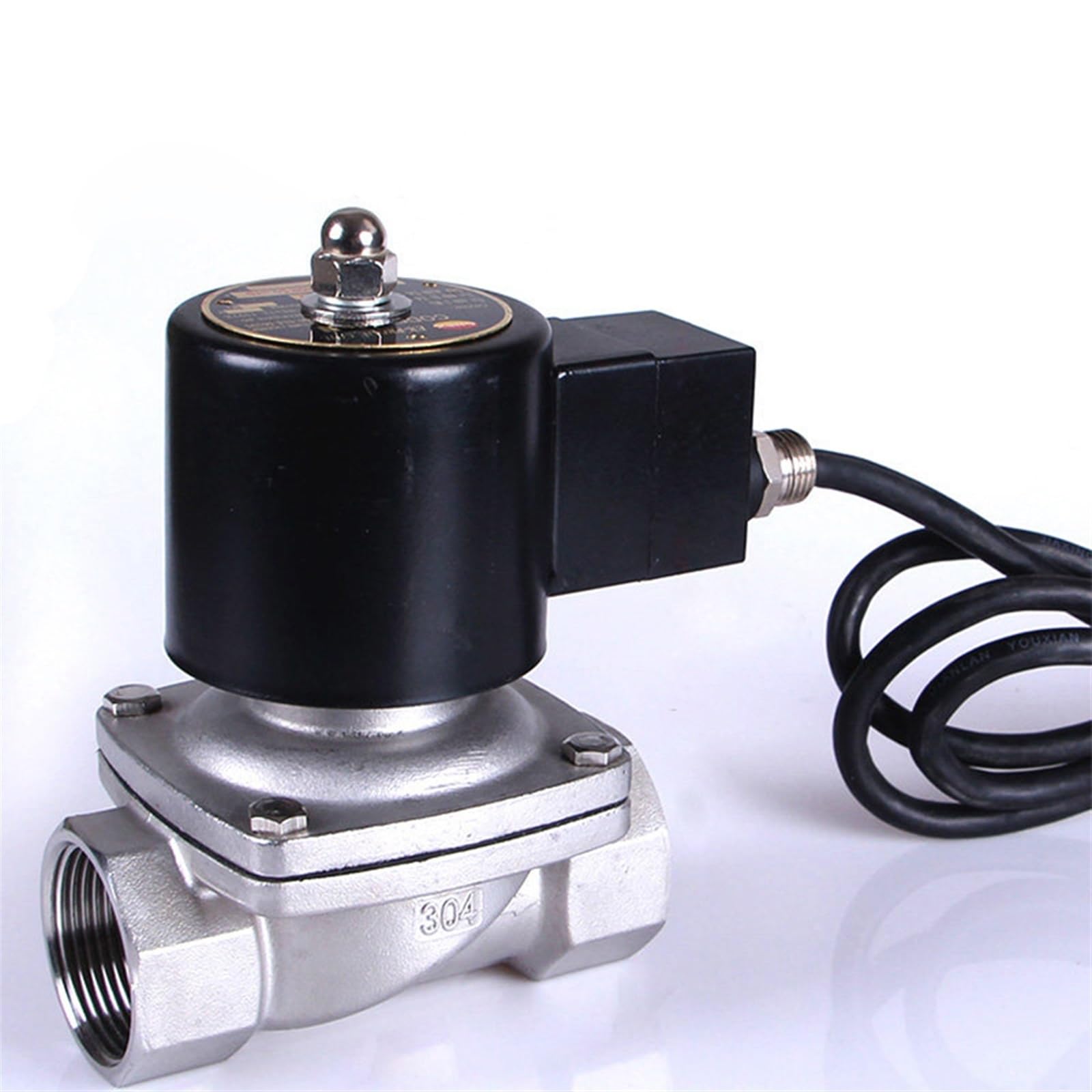Ieumjnat 24Vac-Normally Closed 1-1/4" Stainless Steel Explosion Proof Solenoid Valve 2-Way(24Vac-Normally Closed)