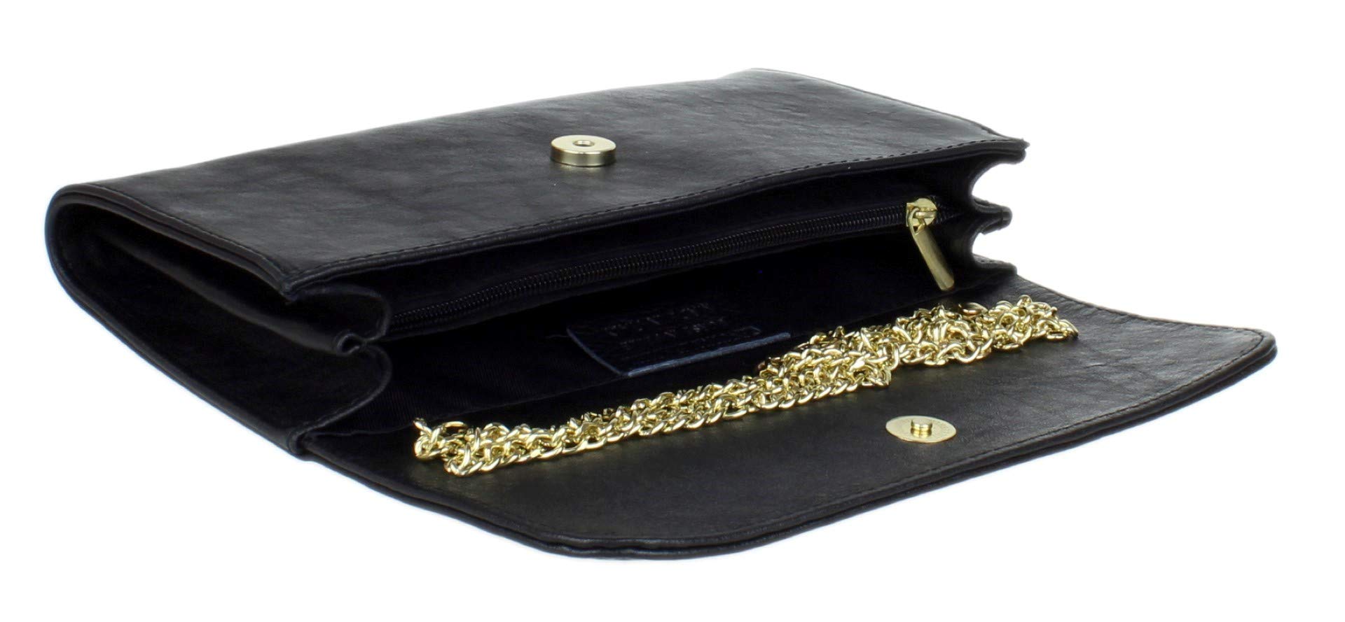 Girly Handbags Cocodrilo del ante del bolso de embrague