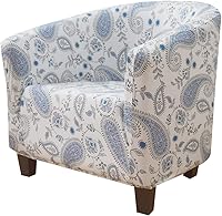 Vista 30 de NILUOH Funda para silla de club, funda elástica para sillón, protector de muebles para sala de estar (04)