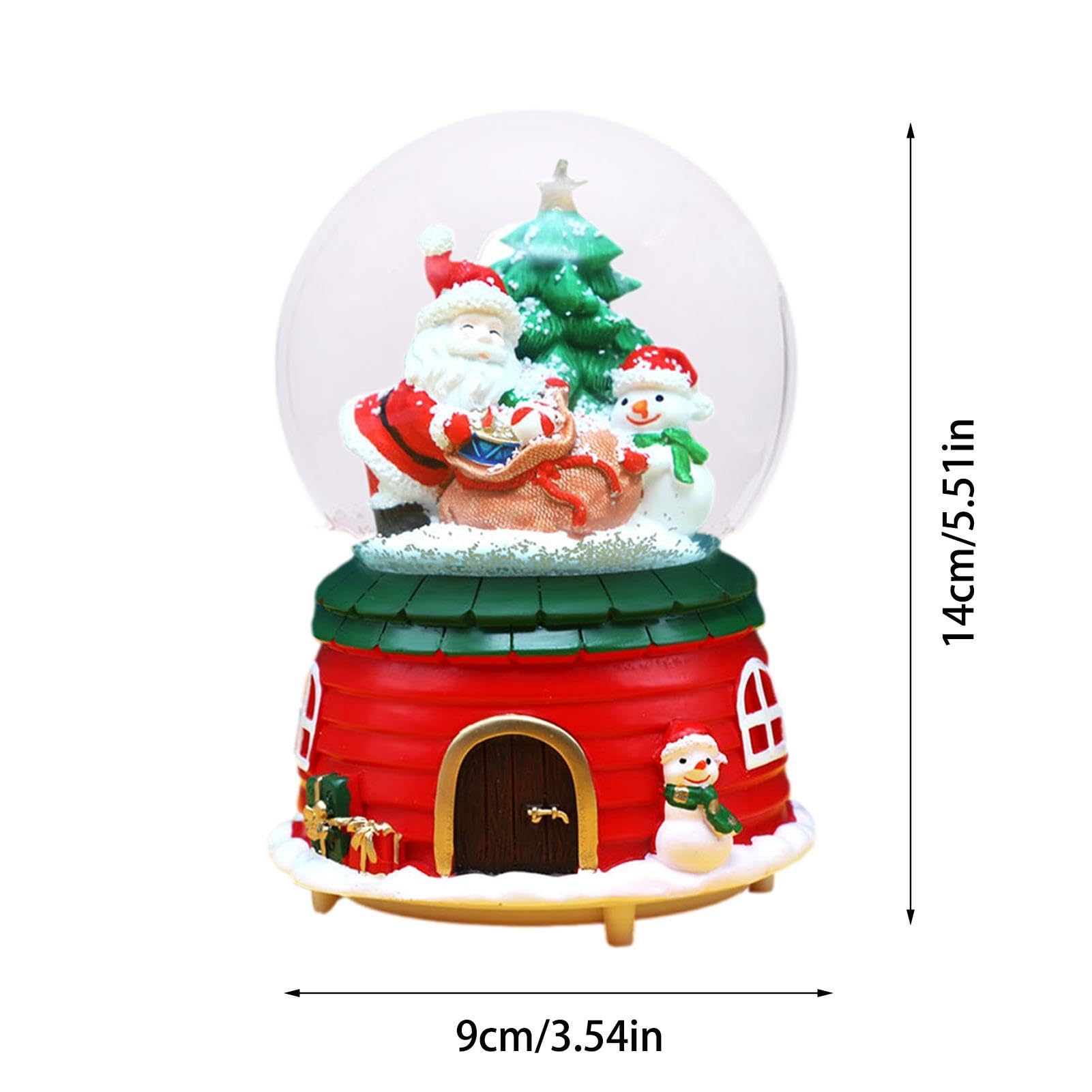 YRTUOP Lanterne Boule à Neige de Noël, Décoration D'Intérieur Vintage