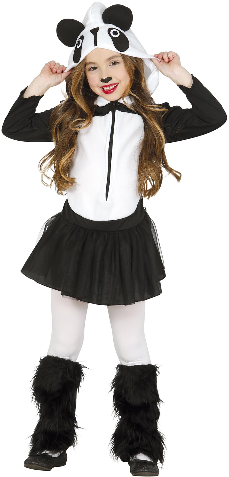 FIESTAS GUIRCA Girl Panda Costume 3-4 Years