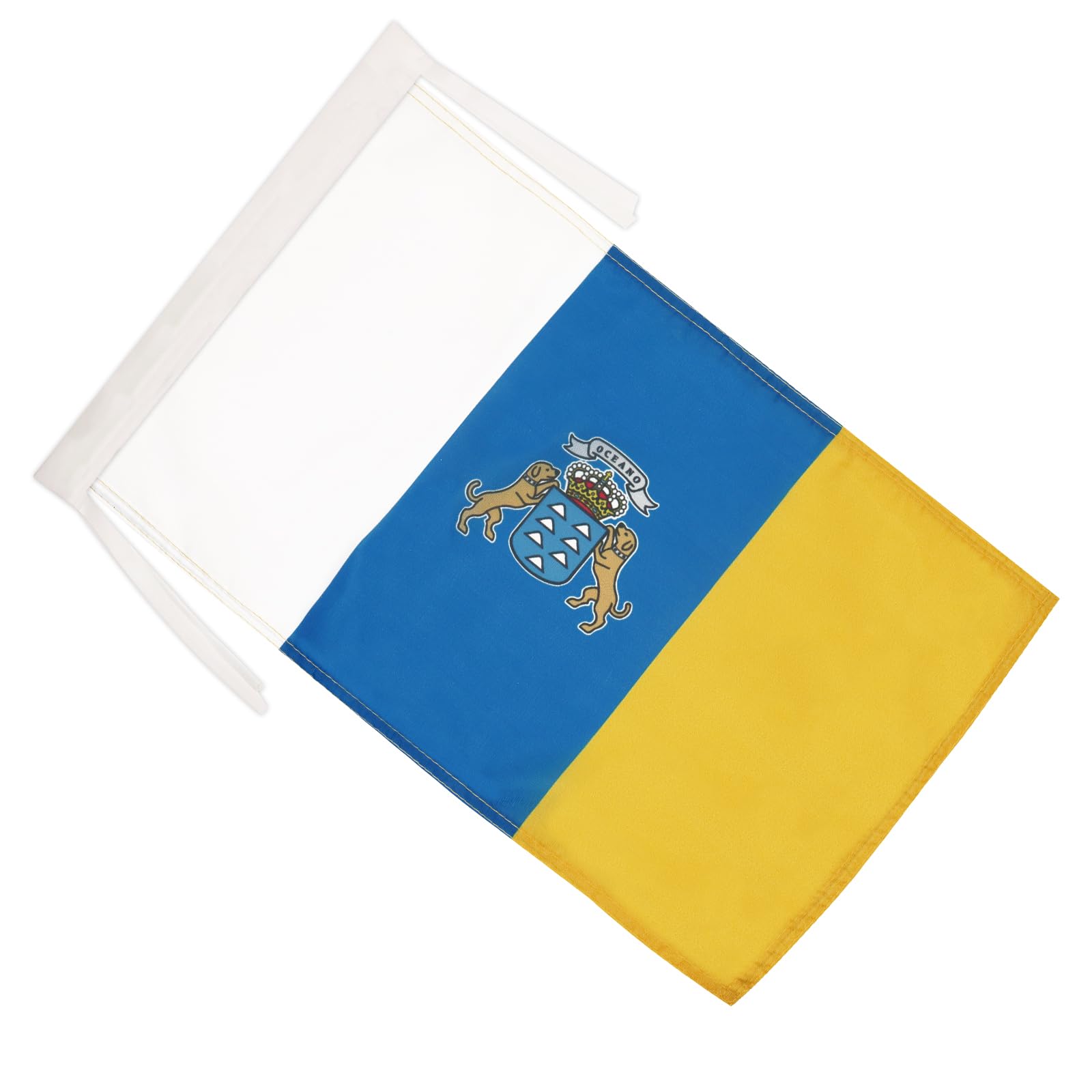 AZ FLAG Bandera de CANARIAS 45x30cm - BANDERINA Canaria 30 x 45 cm cordeles