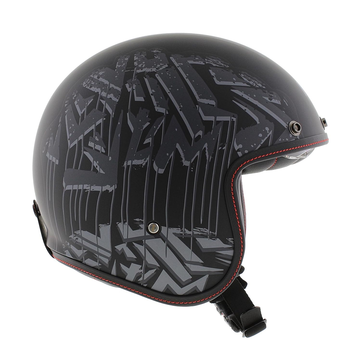 MT HELMETS Le Mans 2 SV – Casco Moto Jet Vintage con Detalles en Cuero, Visor Solar Retráctil Full Vision, Interior Lavable y Calota HIRP | Homologado ECE 22.06 & DOT