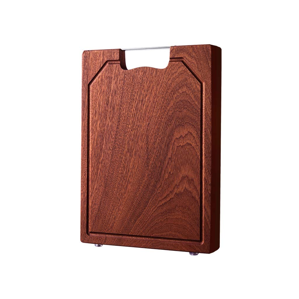 SDVantage – Planche à découper réversible en bois de santal de 40 x 28 cm pour viande et légumes, durable et facile à nettoyer, indispensable de cuisine