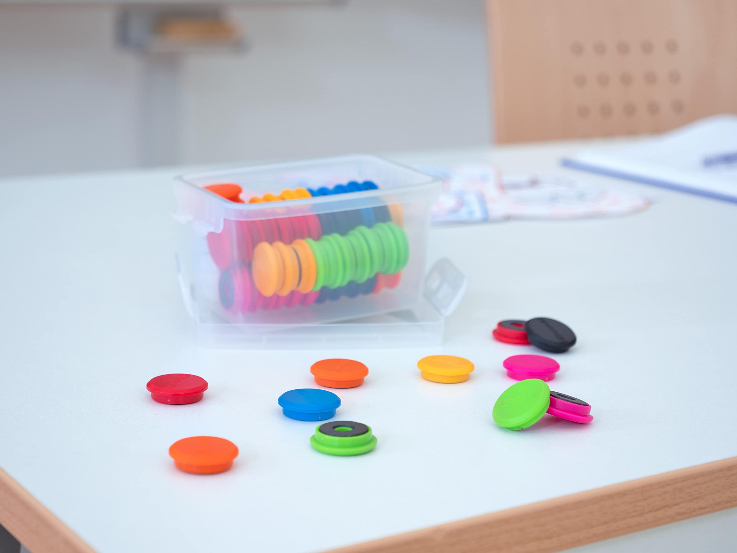 Betzold Tafel-Magnete 80er-Set, mehrfarbig, für Whiteboards