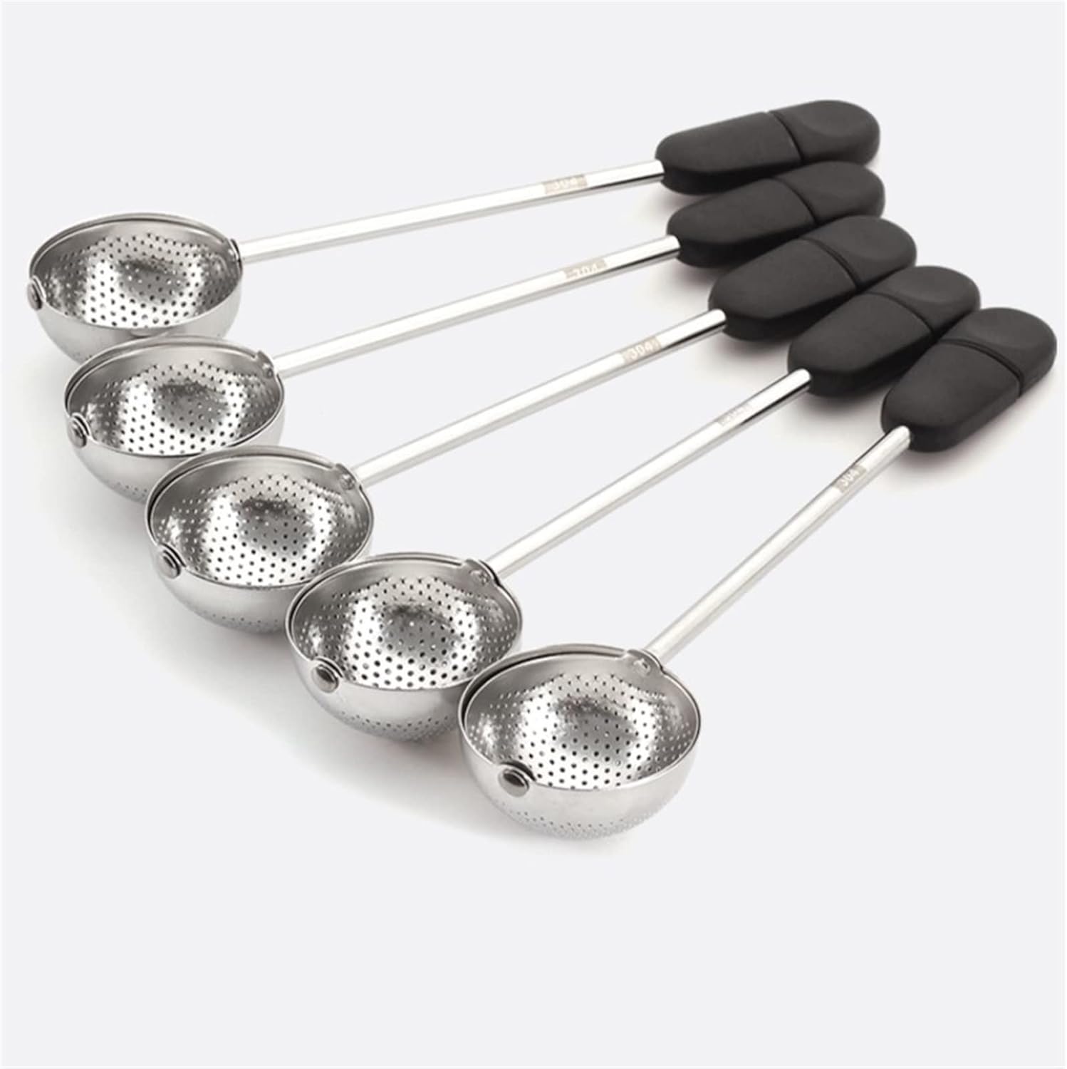 Ultra Fine Strainer Reusable Stainless Steel Tea Infuser Sphere Mesh Tea Strainer Coffee Herb Spice Filter Diffuser Handle Tea Ball utensilio
