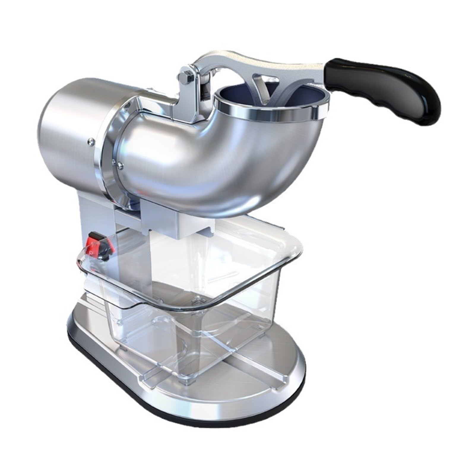 Komercyjna Maszyna Do Kruszenia Lodu Elektryczna Kruszarka Półautomatyczny Sklep Z Herbatą Mleczną Ręczna Łamania Smoothie Powerful Ice Crushing