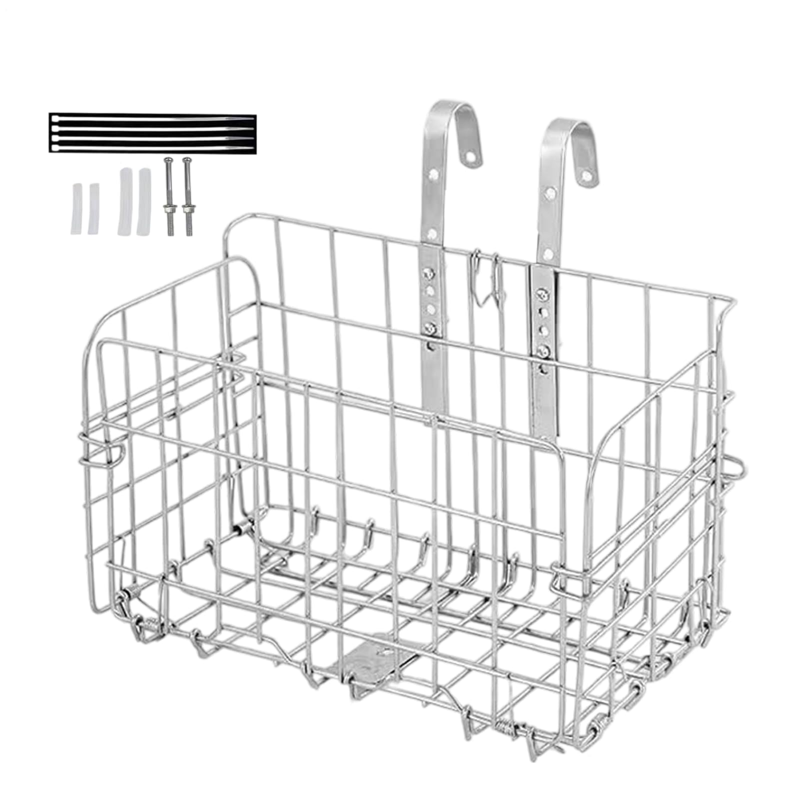 Cesta Delantera para Bicicleta - Accesorio Plegable para Ciclismo Soporte