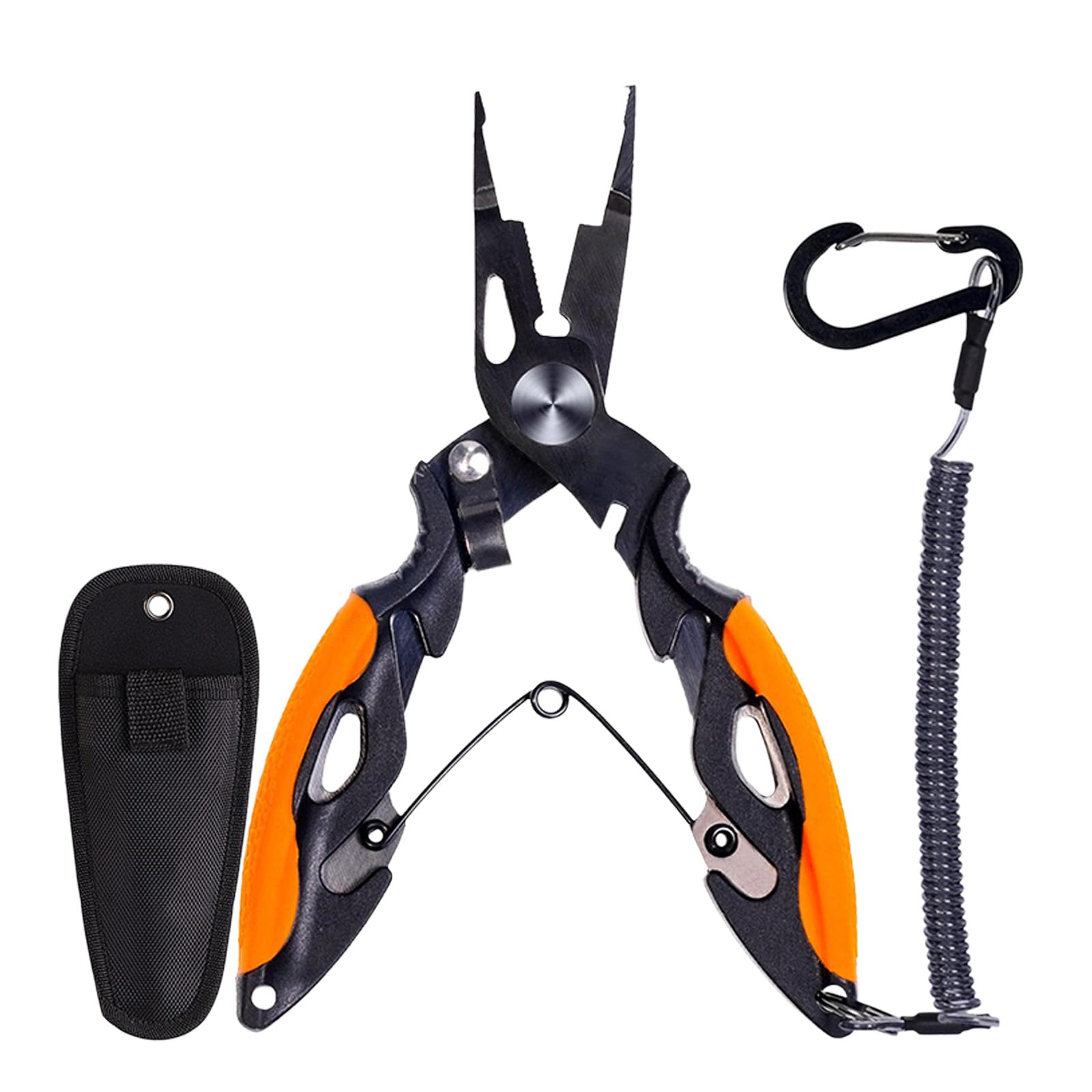 XuQiZZpp Angling Hook Remover Angling Line Cutter Multifunctional Fishing Lip Plier Fish Grip Grabber Fishing Fish Mouth Clamp