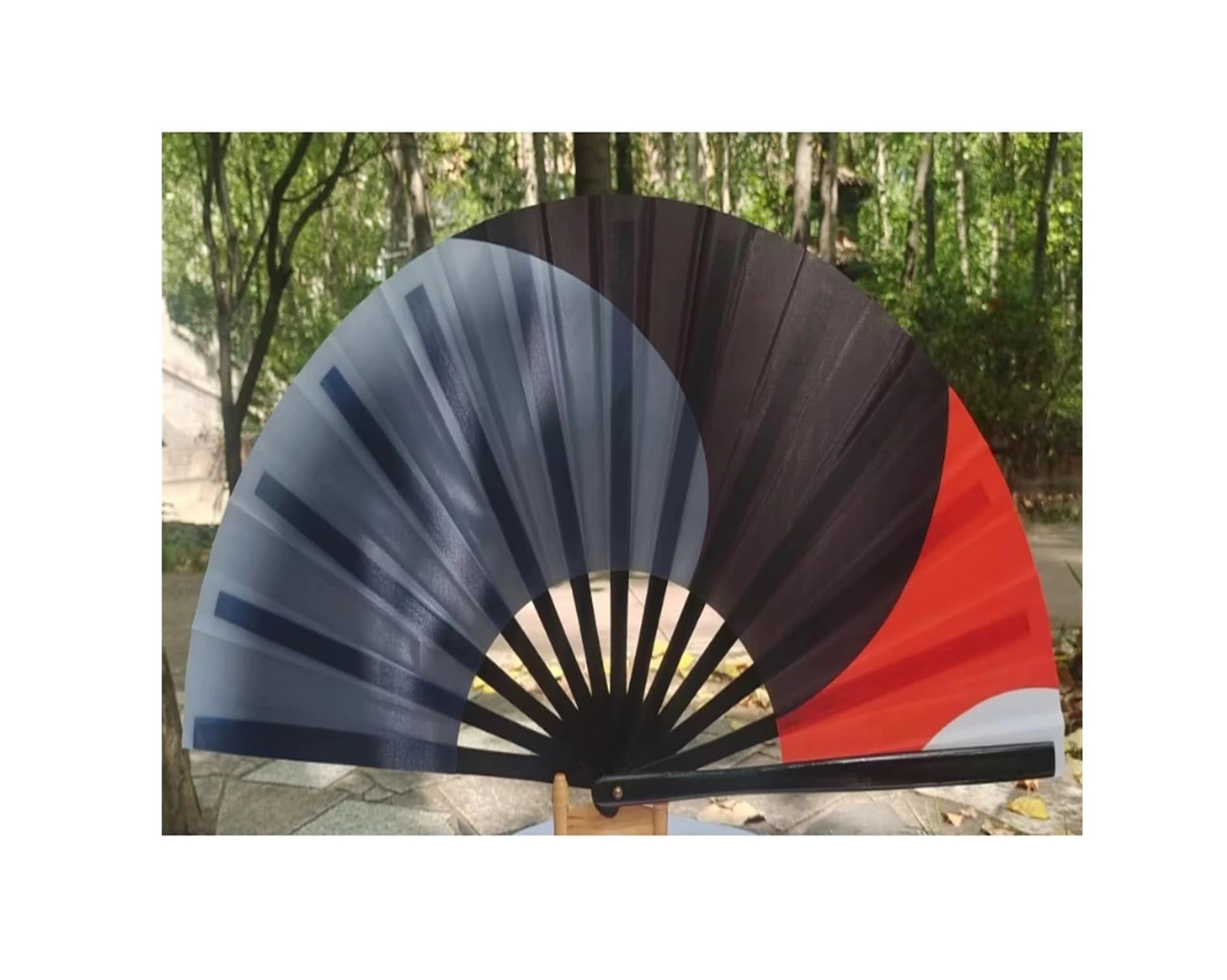 Tai Chi Fan Tai Chi Fan Kung Fu Martial Arts Wushu Art Cosplay Dance Performance for Fitness(Color 09)