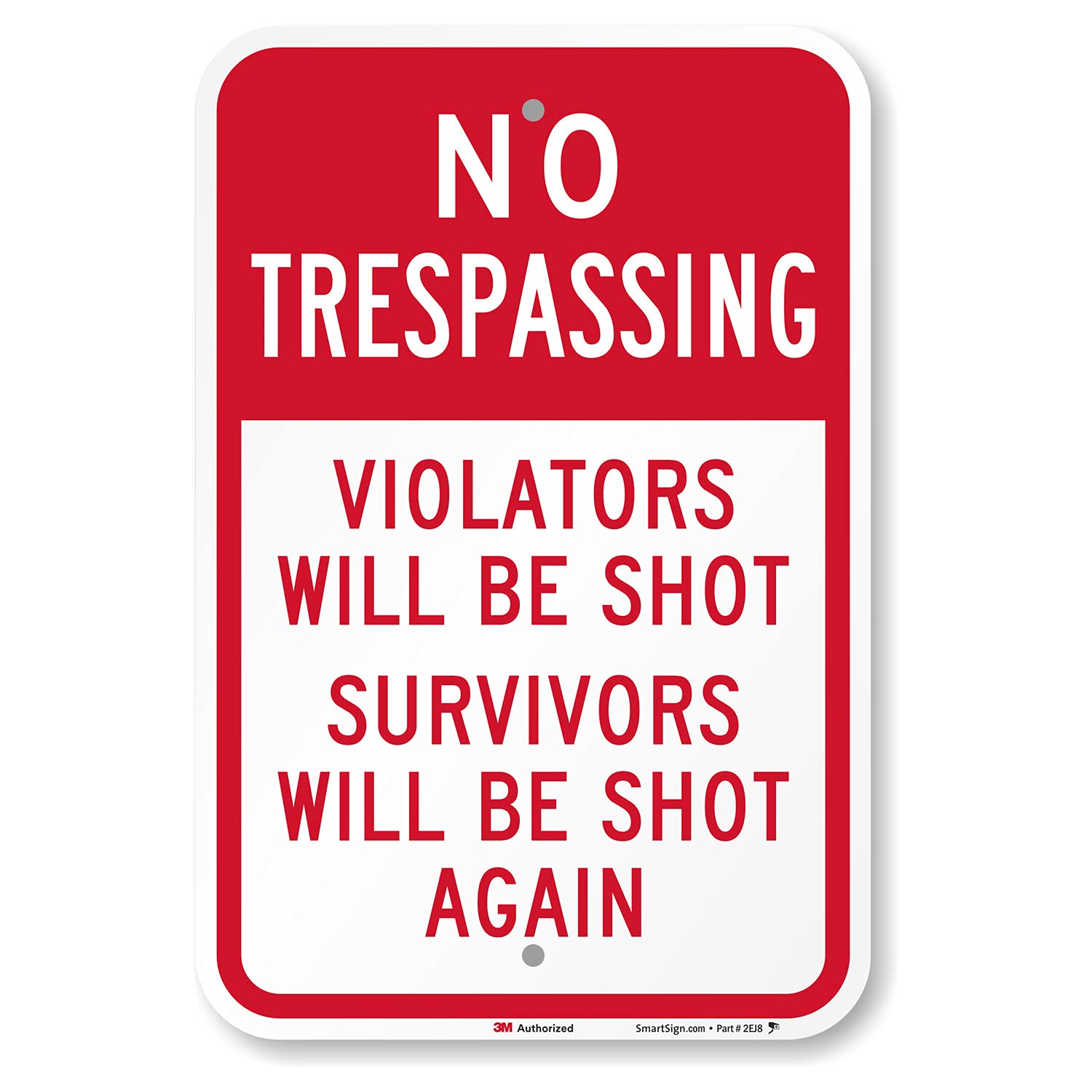 SmartSign No Pedestrian Crossing Sign – MUTCD R9-3a, 18" X 18", 3M Engineer Grade Reflective Aluminum, Black/Red On White