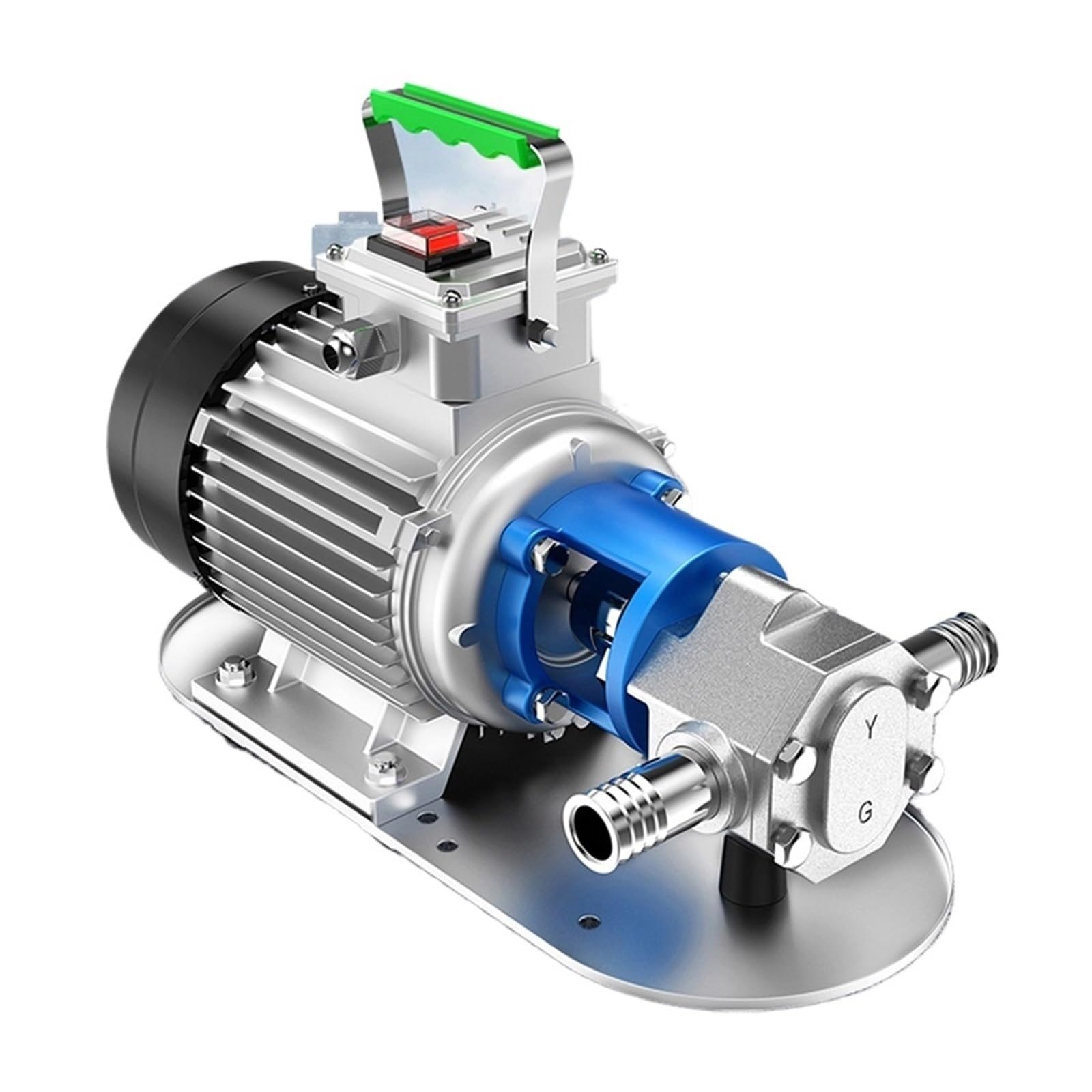 Pompa a ingranaggi idraulica 1 pz JG-30 Pompa for olio elettrica Pompa for olio ad ingranaggi ad aspirazione automatica Pompa for olio idraulica in acciaio inossidabile for uso alimentare 380 W 220 V/