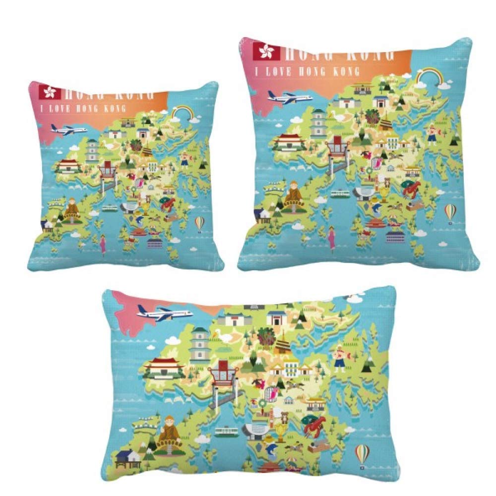 Coussin de canapé Hong Kong pour une déco de salon épurée