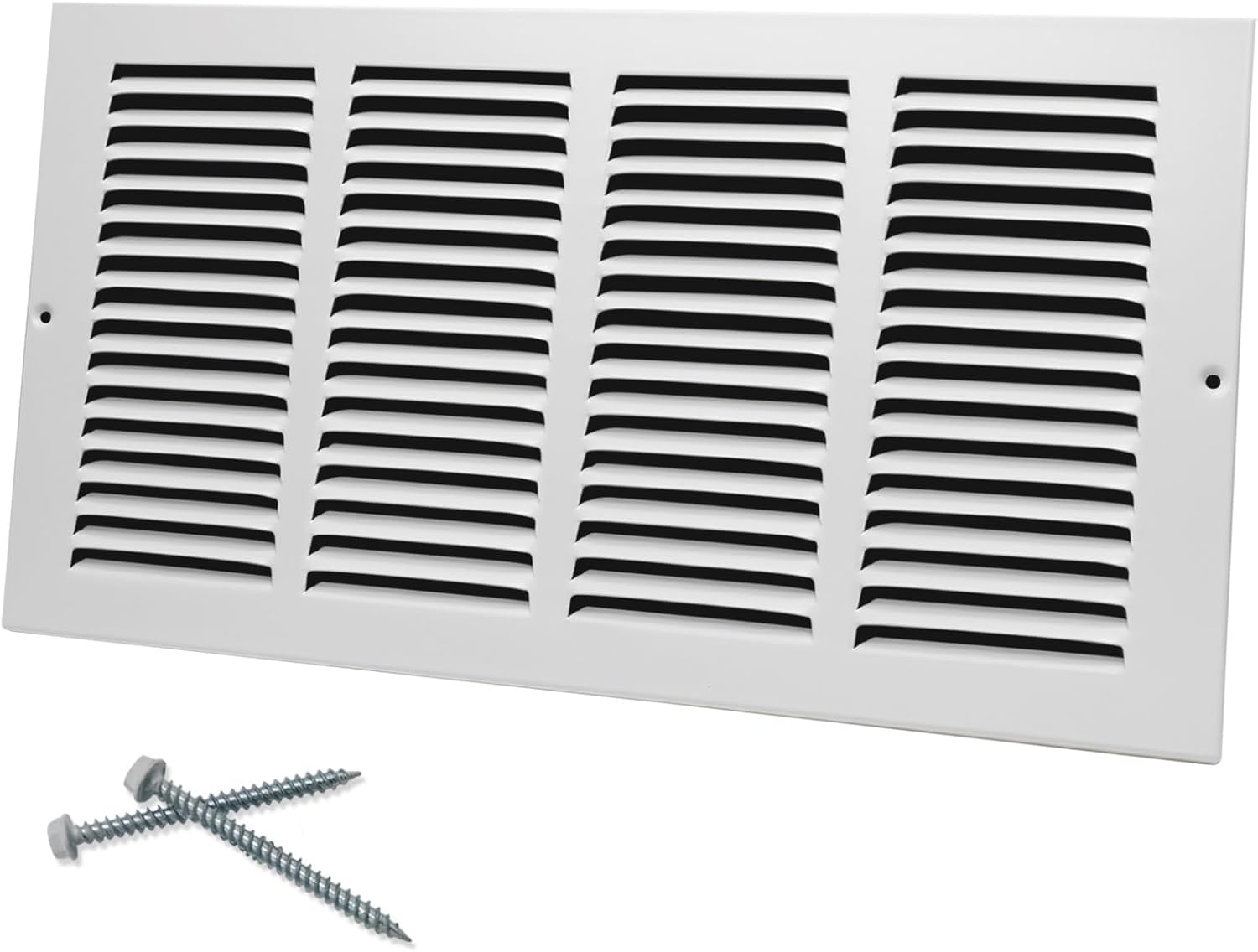 Howeall 16"W x 8"H [Duct Opening Size] Steel Return Air Grille, Air