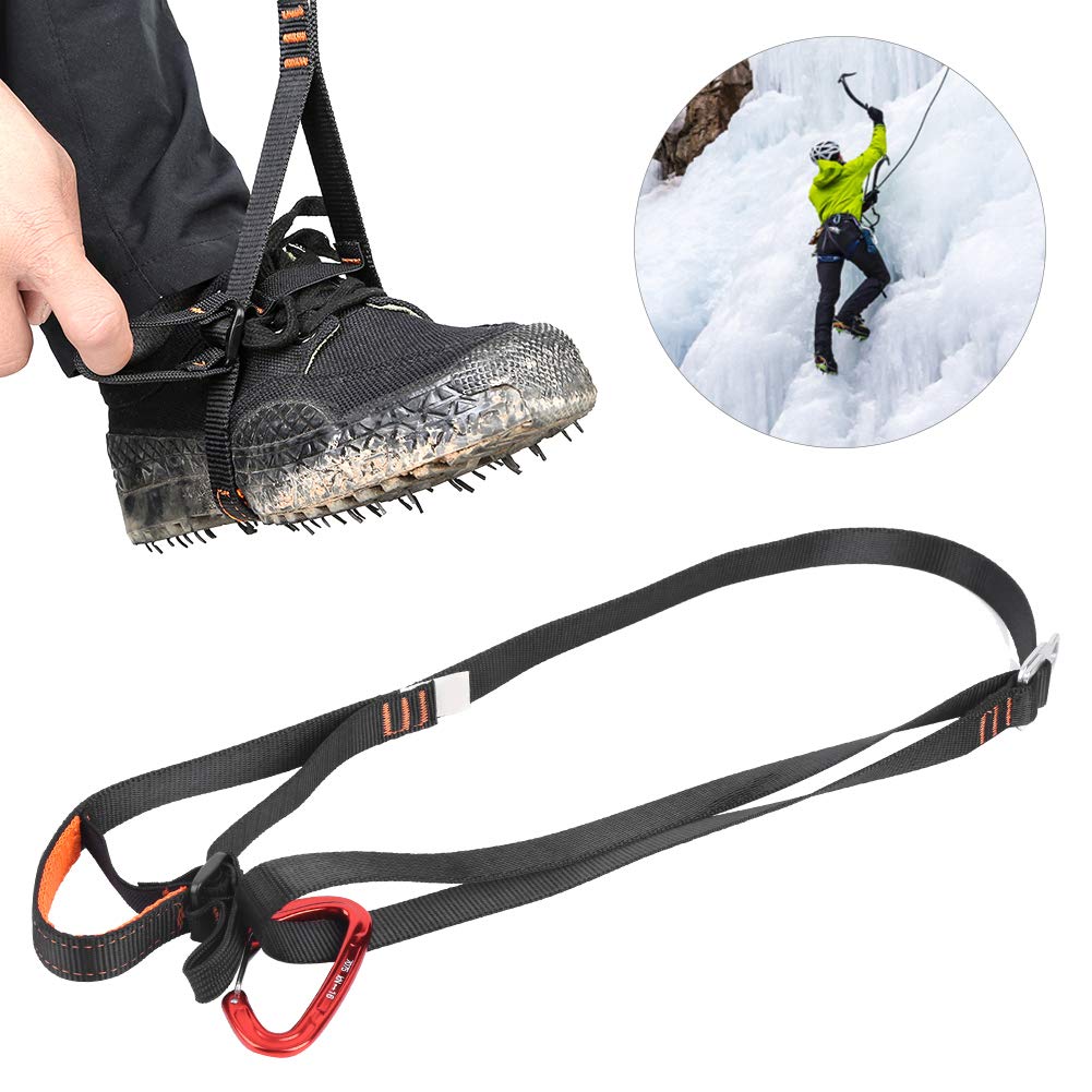 VGEBY Correa Ascendente para Escalada, Cinturón de Pedal Ajustable, Resistente a la Fricción, Elevador de Montañismo