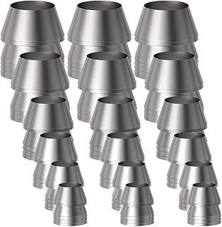 FAVOMOTO Splitting Wedges 18pcs Hammer Handle Pickaxe Small Metal for Hammer Installation Round Handle Taper for Hammer Metal Wedges for Handle Axes Wedge for Tool Wedge Shape Suite Iron