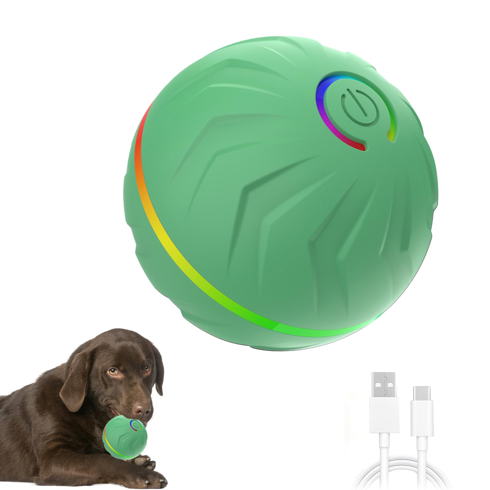 Fournitures pour animaux de compagnie contre l'ennui avec cette balle automatique pour chien