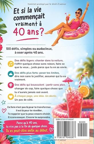 100 folies que tu peux enfin te permettre à 40 ans: Le livre cadeau drôle et inspirant pour une femme de 40 ans qui veut enfin profiter de la vie sans culpabilité – vue 2