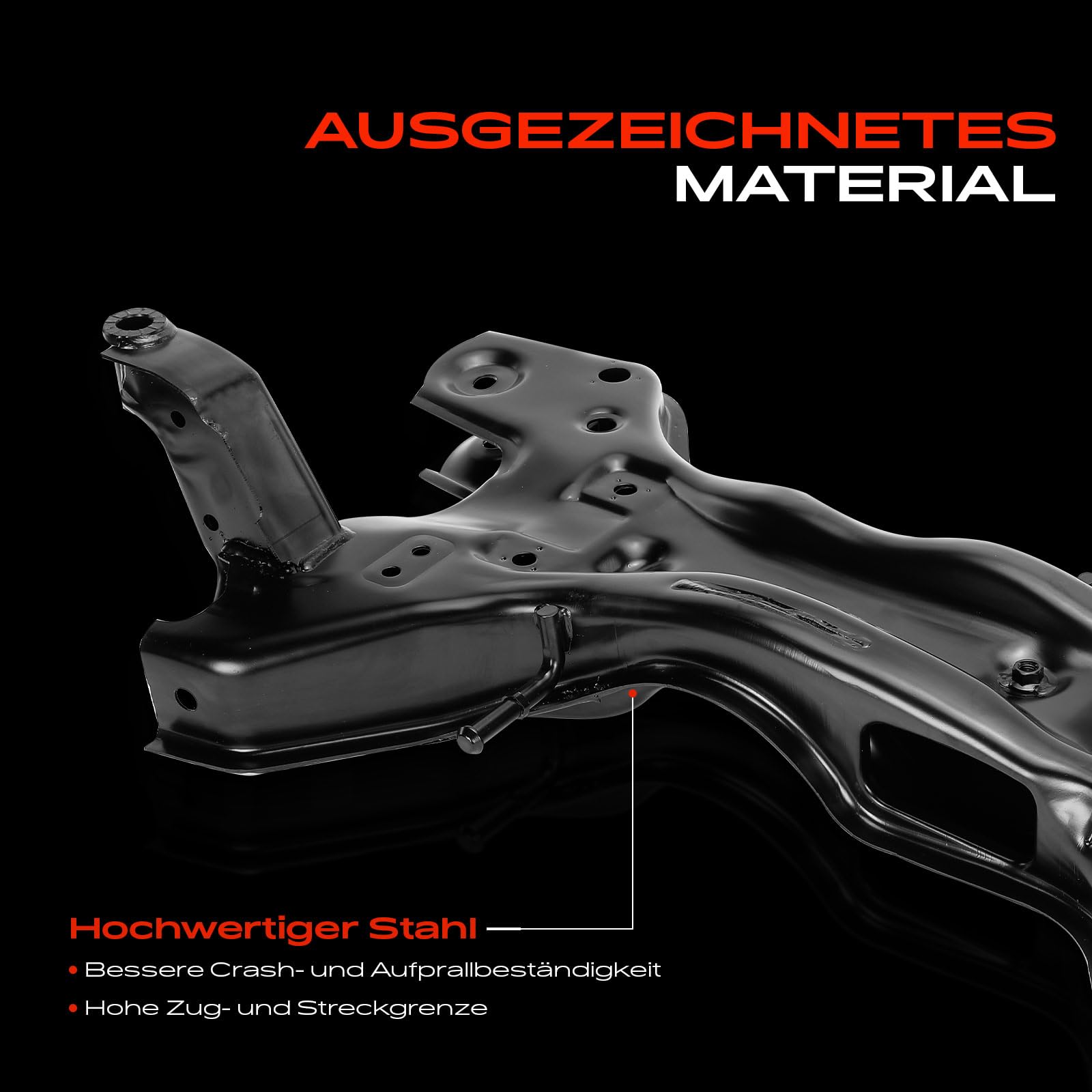 Frankberg Achskörper Achsträger Motorträger Vorderachse Kompatibel mit Polo 6R 6C 1.0L-1.6L 2014-2020 Fabia II 542 1.2L-1.6L 2006-2014 Room.ster 5J7 1.2L 2010-2015 Replace# 6R0199315J