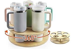 Stanley Storage Organizer: Streamline Your Kitchen with Rotatable Water Bottle Storage