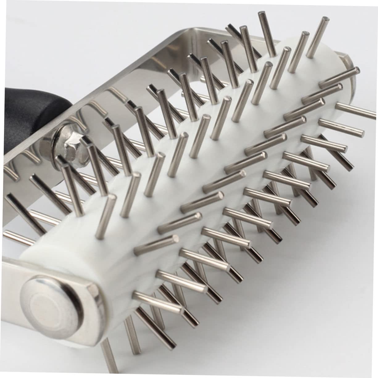 Rullo per Impasto Pizza in Acciaio Inox Nero, 1 Pezzo