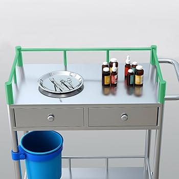 Amazon.co.jp: 医療用ワゴン キャスター付き、2段/3段ステンレス