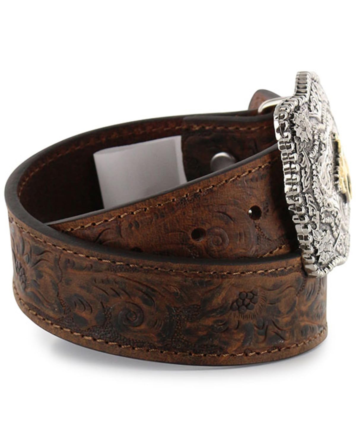 Cody James Boys' Floral Tooled Belt - BLT703-20 24
