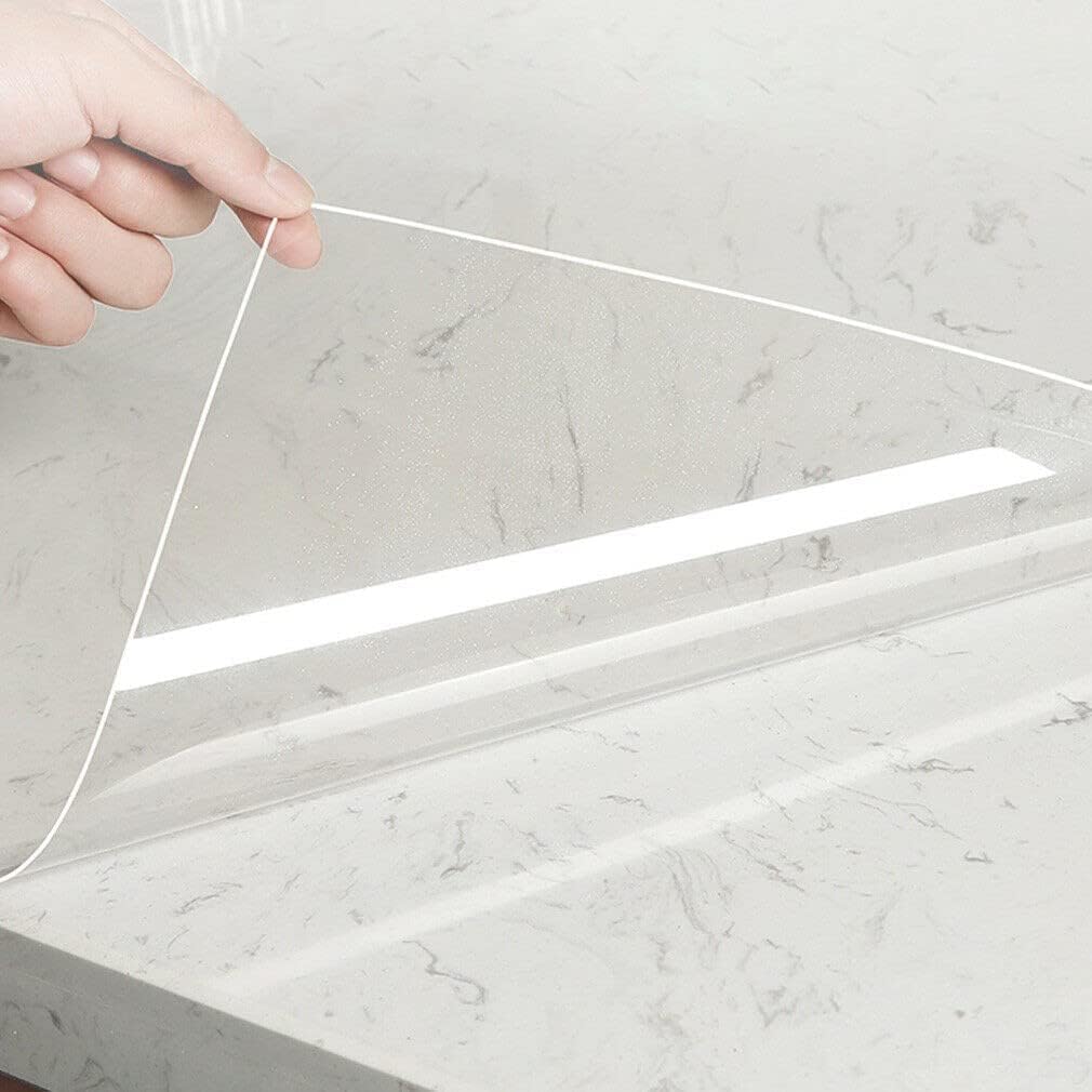 BEIXIHappygrowth Clear Wall Protection Film Sticky Back Plastic Roll Adhesive clear cover Wallpaper 60cmX3m Transparent Book Covering Kitchen Protective Backsplash DIY (60cmX3m)