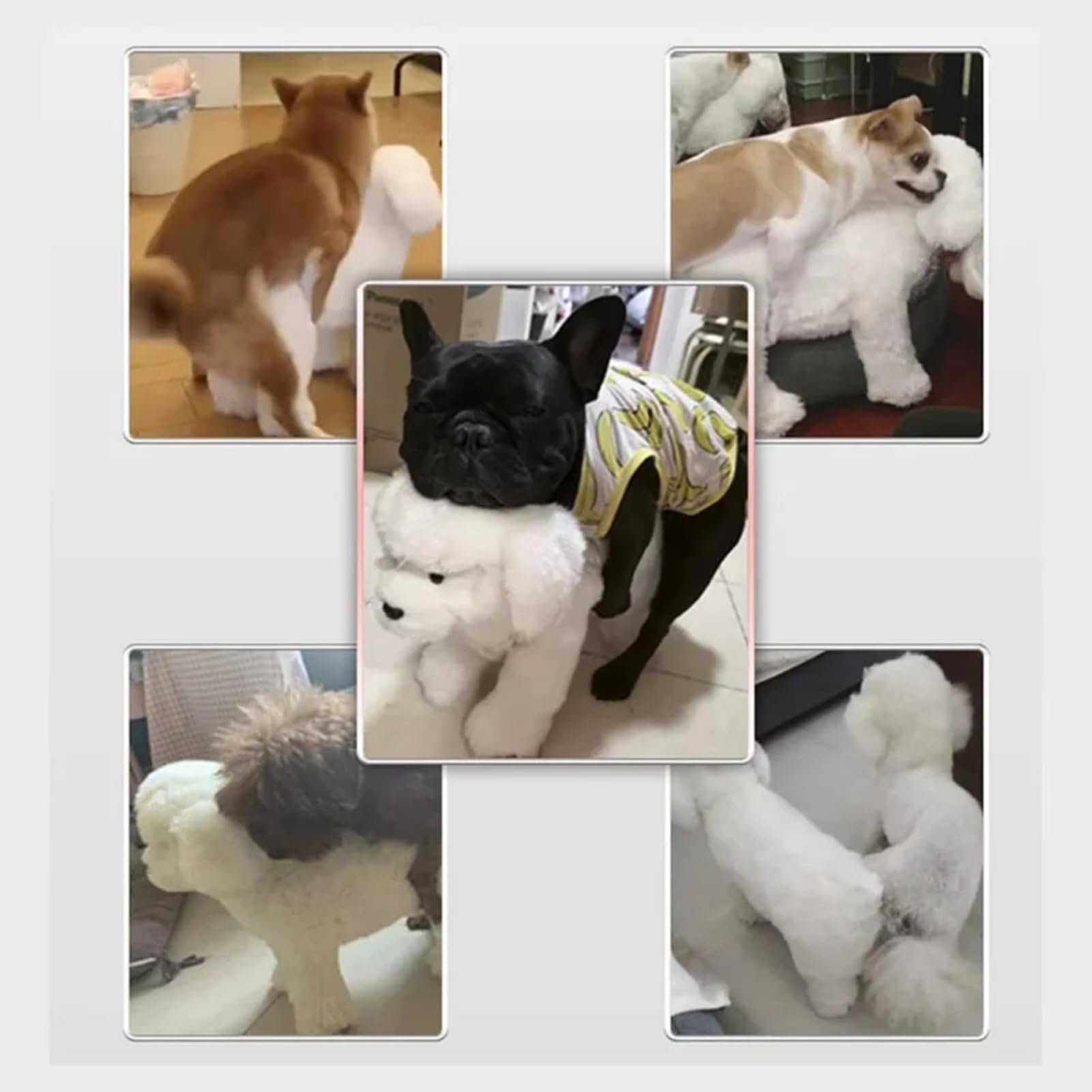 Marrón,13cm, Juguete de SimulacióN de Apareamiento para Perros Machos — Juguete de Peluche Interactivo para Perros PequeñOs en Celo y para Dormir
