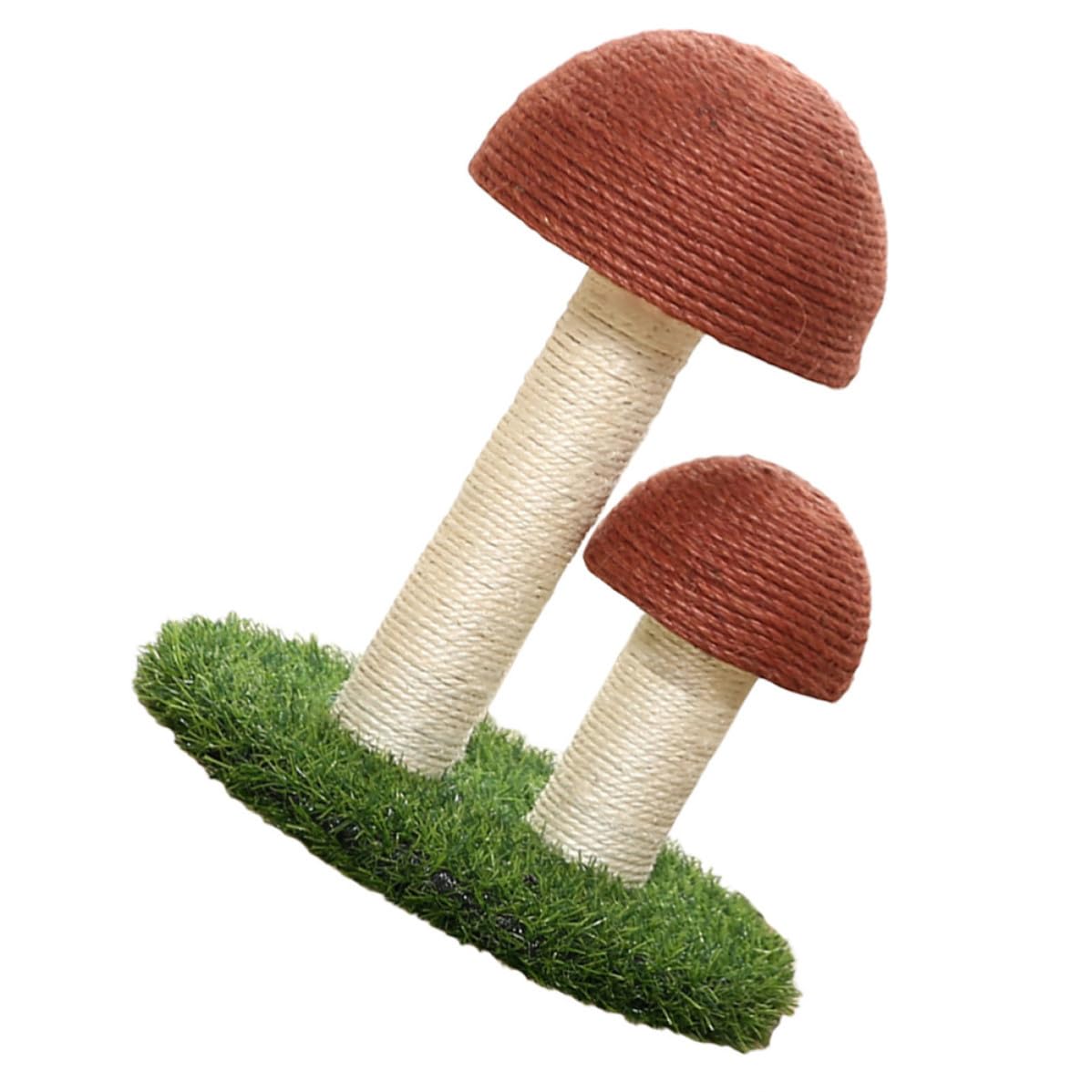 Cabilock Griffoir pour Chat en Sisal, Champignon, Protège Meubles
