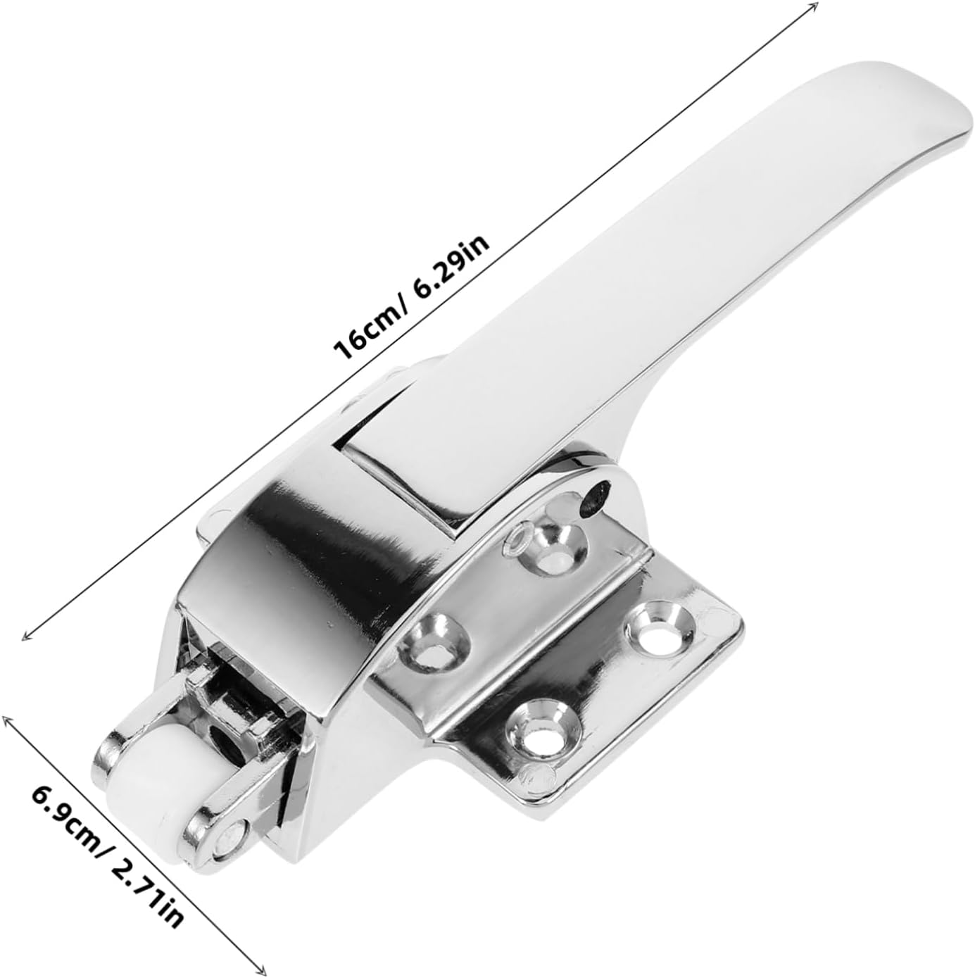 Refrigerator Latch Metal Handle for Freezer Door Thickened Design Easy to Install Cooler Accessory Performance for Daily Use