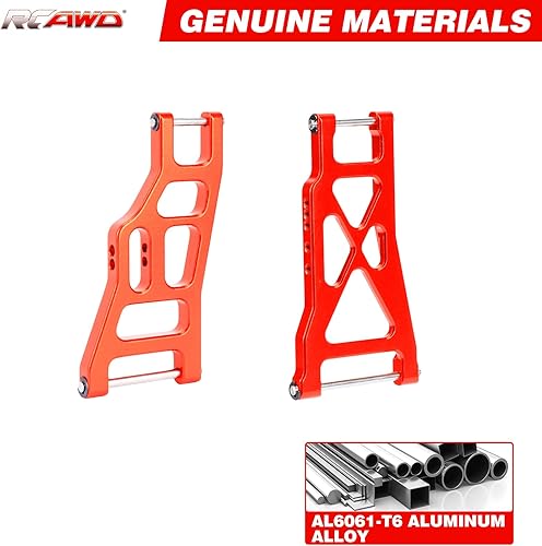 Miniatura 9 de RCAWD Juego de brazos A para Traxxas Slash 2WD, para Slash VXL, para Ford F-150 Raptor, para actualizaciones Nitro Slash, piezas de brazos de