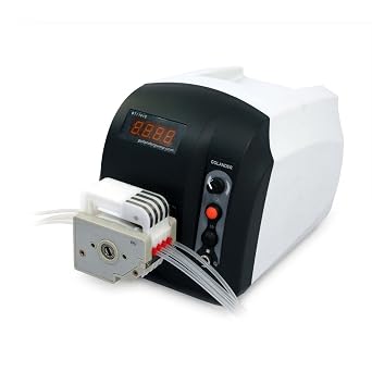 BT101S Basic Variable Speed Peristaltic Pump with Pump Head DG6-4 6 Rollers, 4 Channels, Flow Rate 0.0001626 mL/min per Channel