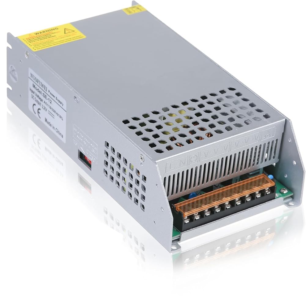 Littimoon DC 36V 33.3A 1200W Power Supply 110V AC to 36V Converter 33.3A 1200W Switching Power Supply Transformer for 36Volt Winch