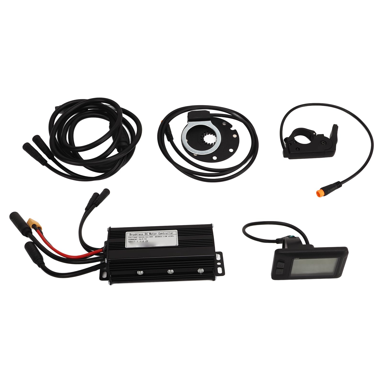 Controlador de 3 modos Sinewave 26A con panel de visualización EN05 Acelerador de dedo Conector impermeable Kit de modificación de bicicleta para scooter eléctrico Bicicleta