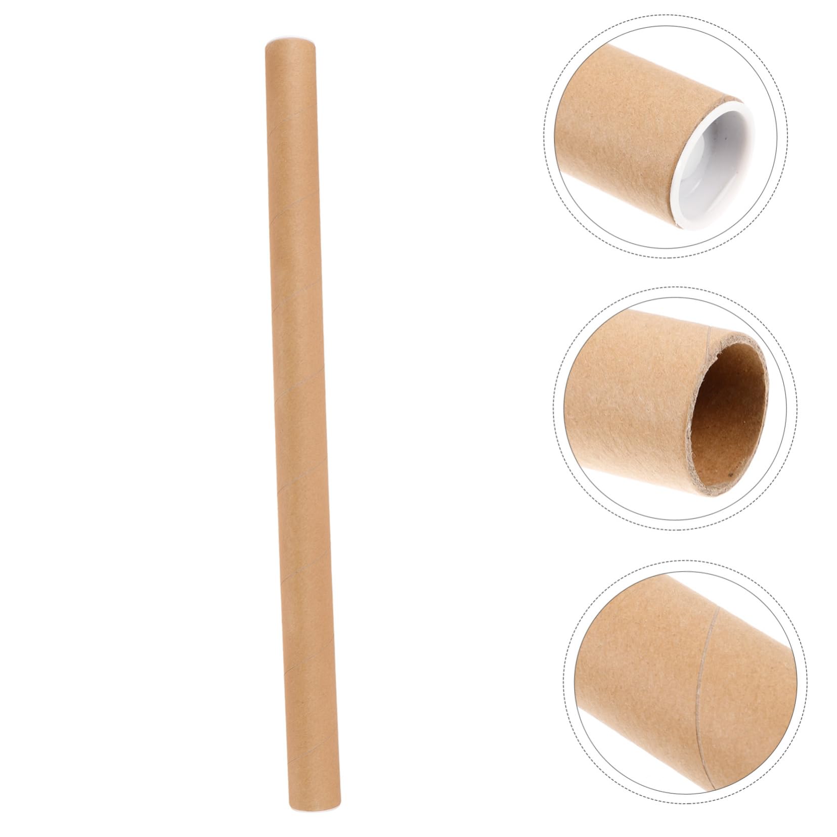HOODANCOS Paper Tube Transport Cardboard Mailing Tubes Heat Shrink Tubing Kit Large Mailing Tubes Paint Tube Storage Postal Mailers Poster Holder Tube Paper Shipping Sealer Photo Kraft Paper