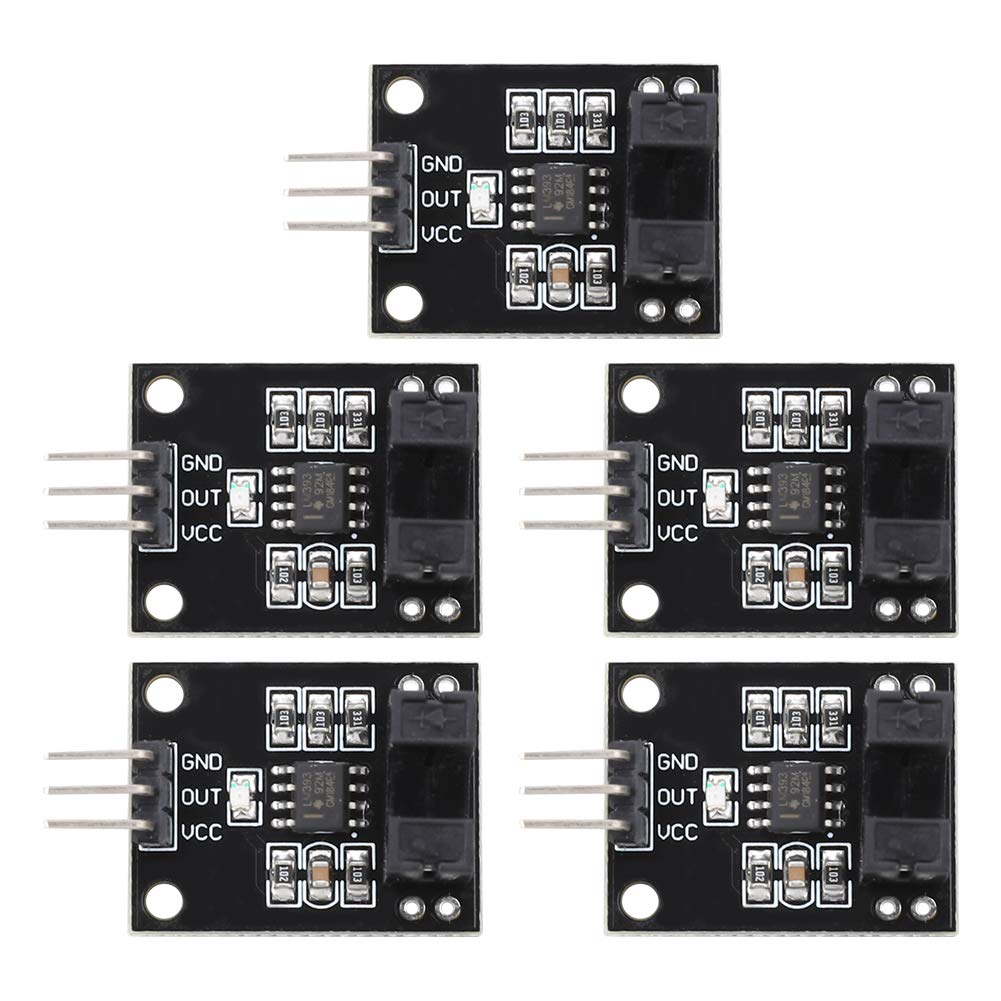 Respicefinem 5Pcs Photoelectric Correlation Sensor Module Counter Counting Sensor Module with Low Level Signal Output Indication Simple Structure High Reliability and Easy to Use