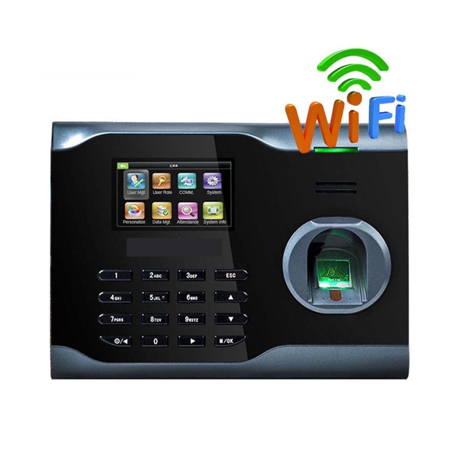 Urządzenie Do Rejestracji Czasu Pracy WIFI TCP/IP USB Biometryczny odcisk palca Czas obecności Zegar czasu pracownika Rejestrator Opcjonalna karta Niezawodna Wydajna Obsługa Rejestracji(U160)