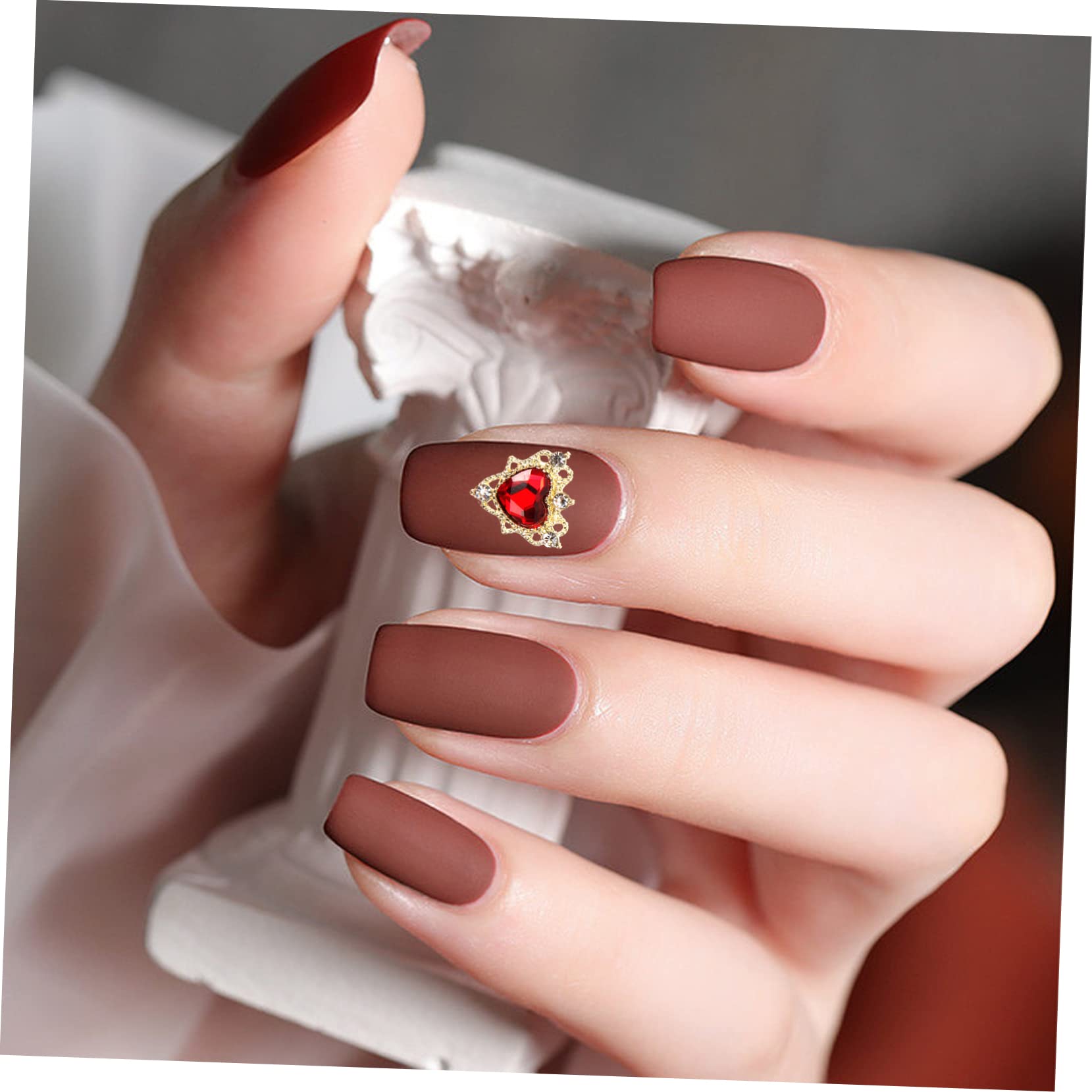 Healvian 120pezzi Rhinestones Colorati Per Unghie Decorazioni Per Nail Art Ciondoli Eleganti Per Manicure Perfetti Per Occasioni Festive e Uso Professionale