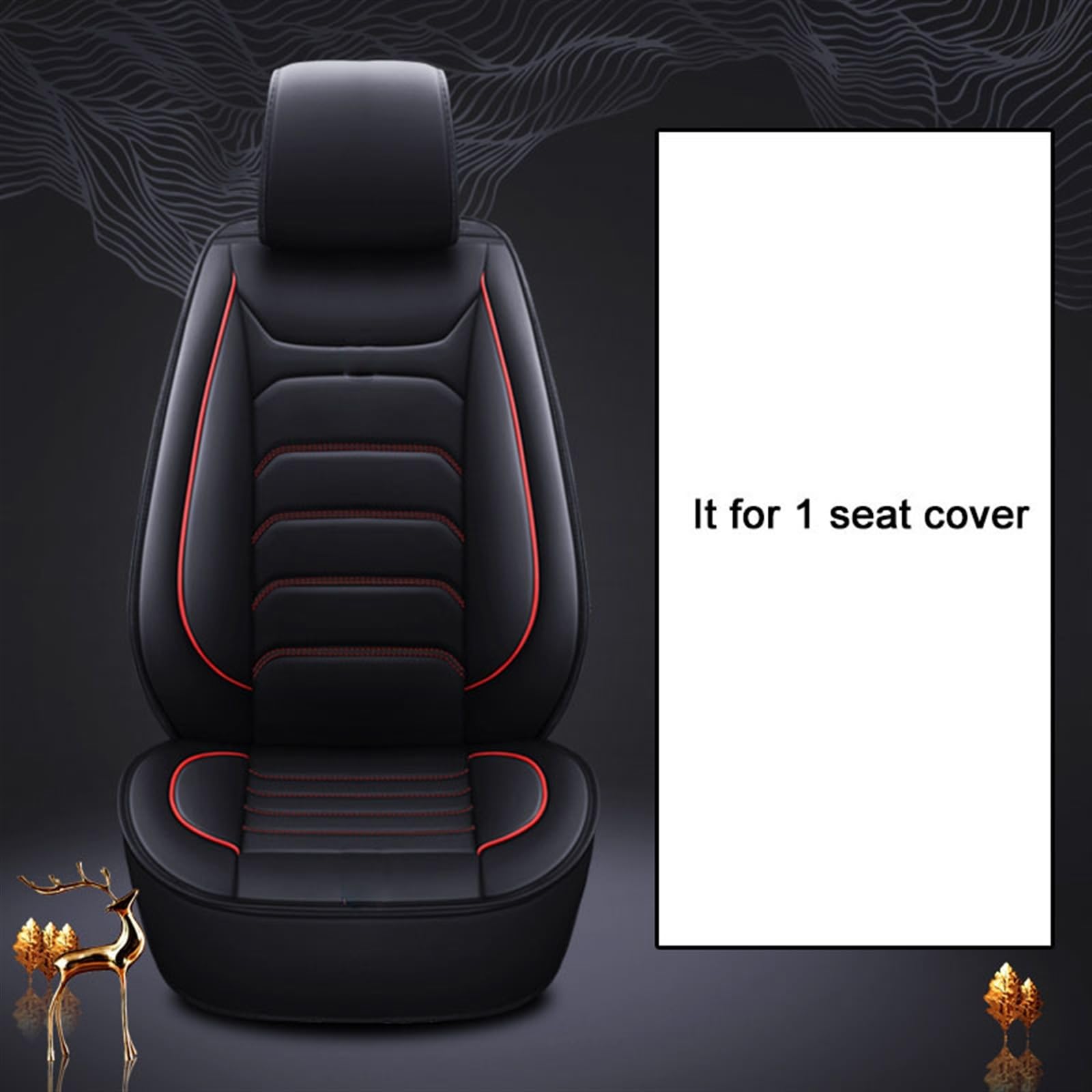 Housse De Siège De Voiture Auto Étanche Housse De Siège De Protection Accessoires Intérieurs De Voiture pour VW pour GTI pour Lapin Accessoires (Color : Standard 5)