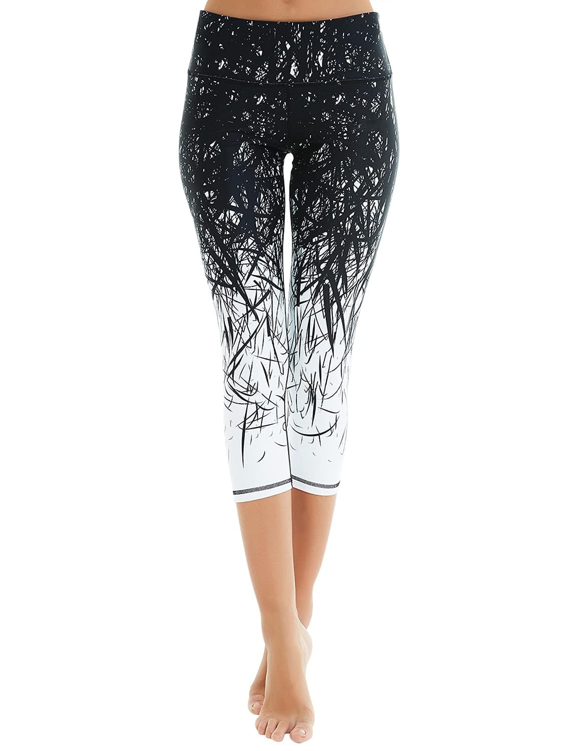 COOLOMG Women Yoga Leggings Running Tights Low Rise Leggings Workout Gym  with Hidden Pockets