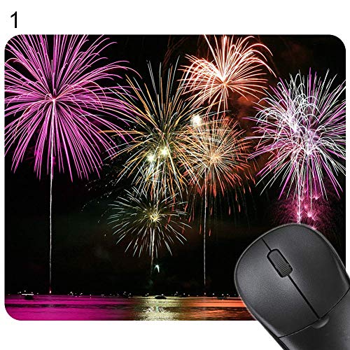 Preisvergleich Produktbild Guoainn Weihnachtsdekorationen Ausverkauf Weihnachten Jingle Bell Flower Soft Desk PC Laptop Computer Mauspad Mäuse Matte - 1