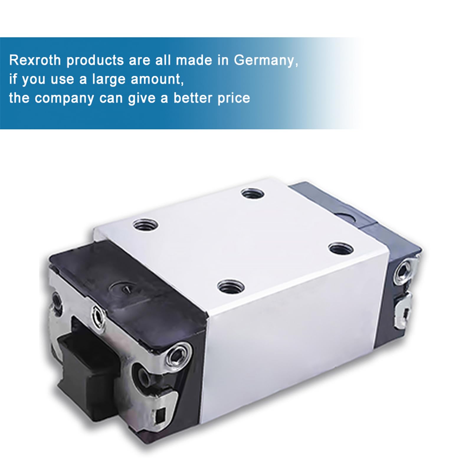Rexroth bloc linéaire guide linéaire coulissant rouleau coulissant roulement linéaire R162139420 R162139320 R162131420 R162131320 R162131220 R162132320 R162132220 (1, R162132220)