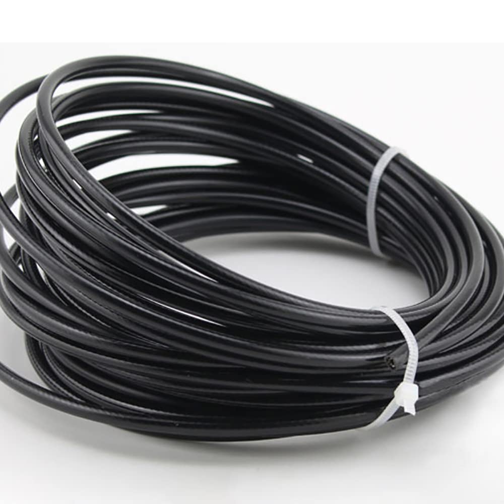 Hanured® 15M 6mm Cavo in acciaio inox, 7x19 Fili Carico di Rottura 2900 kg, per zipline da cantiere, parapetti per ponti, ascensori per barche