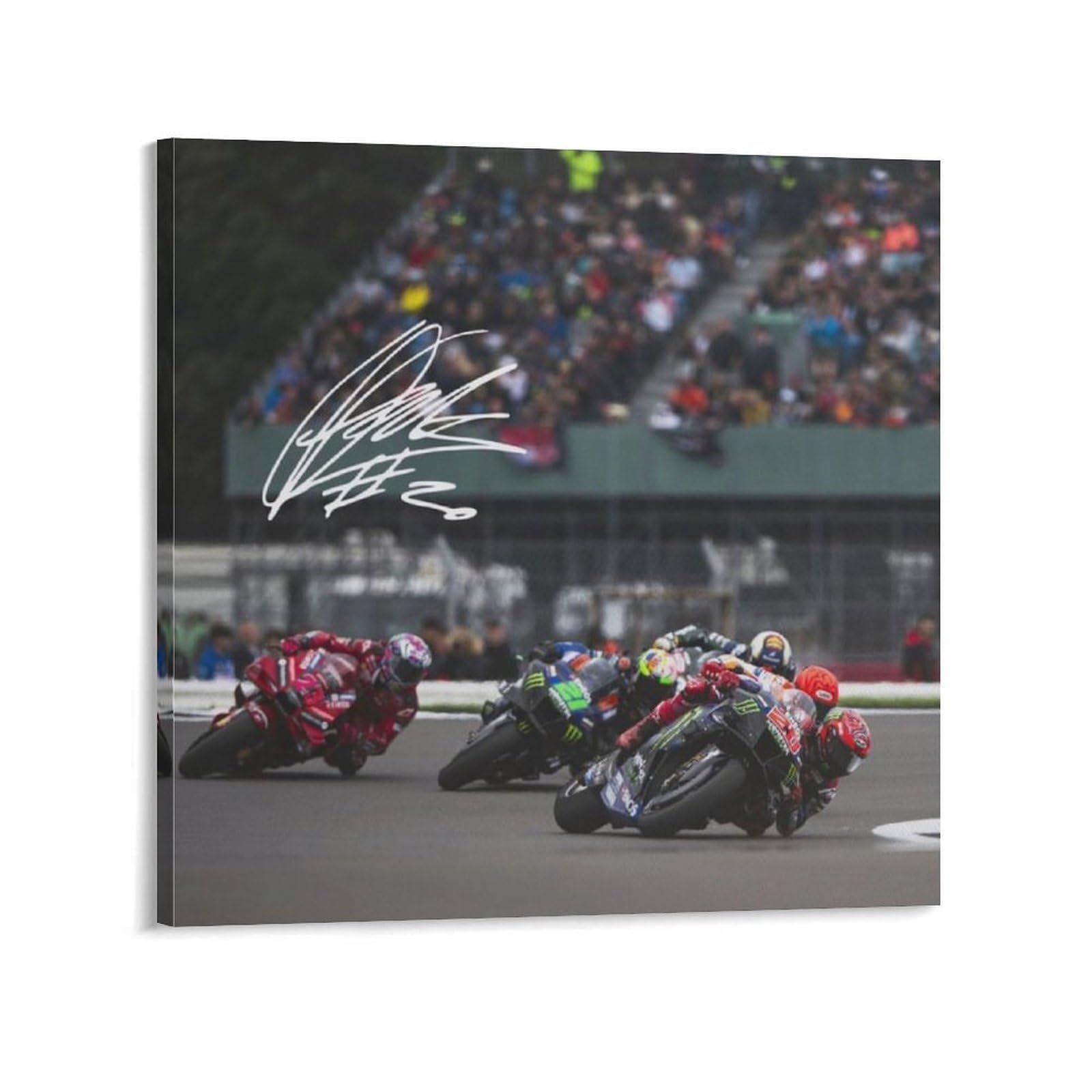 FCOIN Fabio Quartararo Canvas Poster Art Poster Canvas Painting Decor Wall Print Photo Home Modern Decorative Posters 24x24inch(60x60cm)
