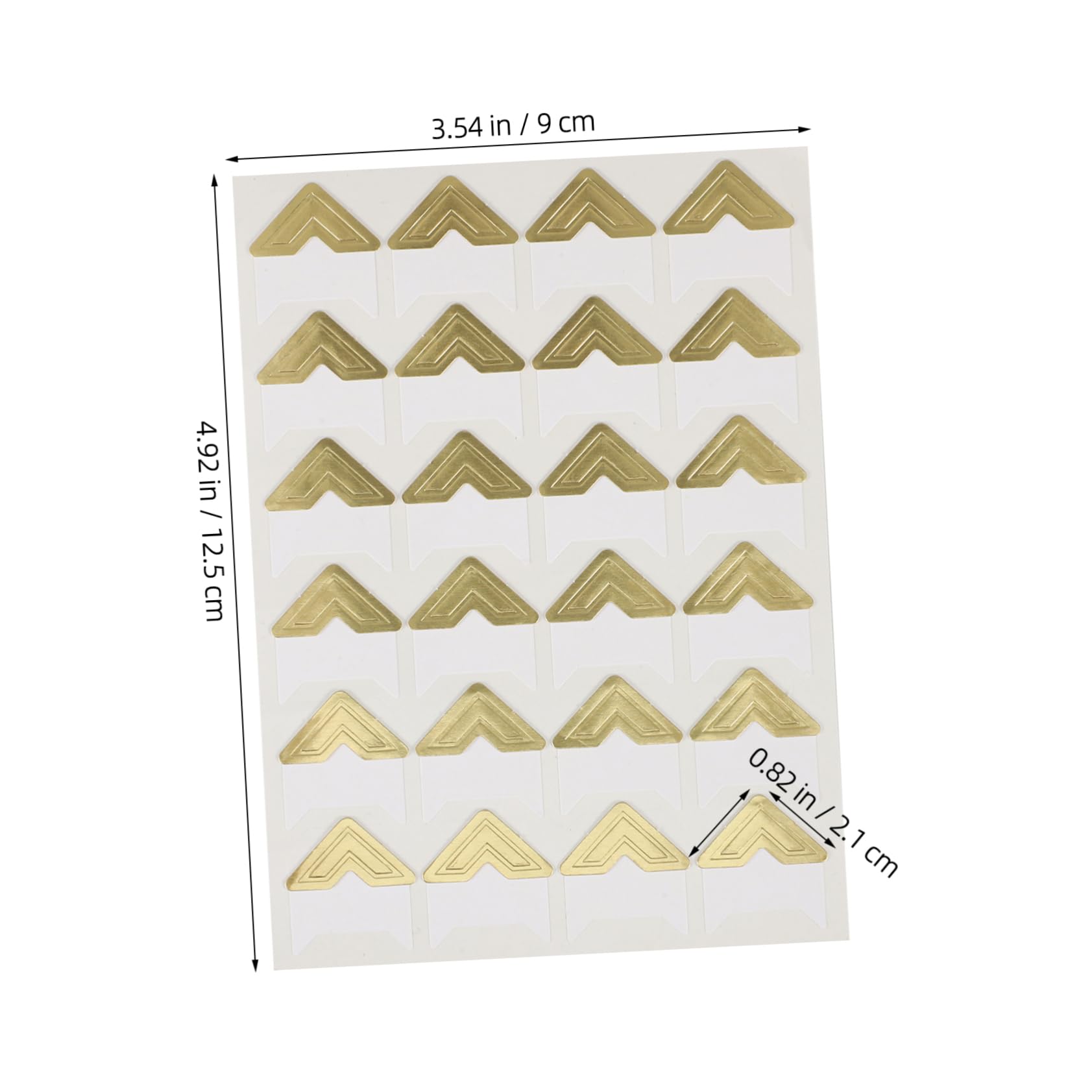 HAPINARY 240pcs Self Adhesive Photo Corners Stickers for Scrapbooking Journal Book Aesthetic Photo Sticker Decorative for Scrapbook